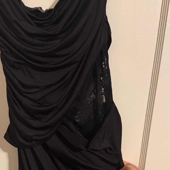 Body Central Elegant Black Strapless Dress - Picture 3 of 6